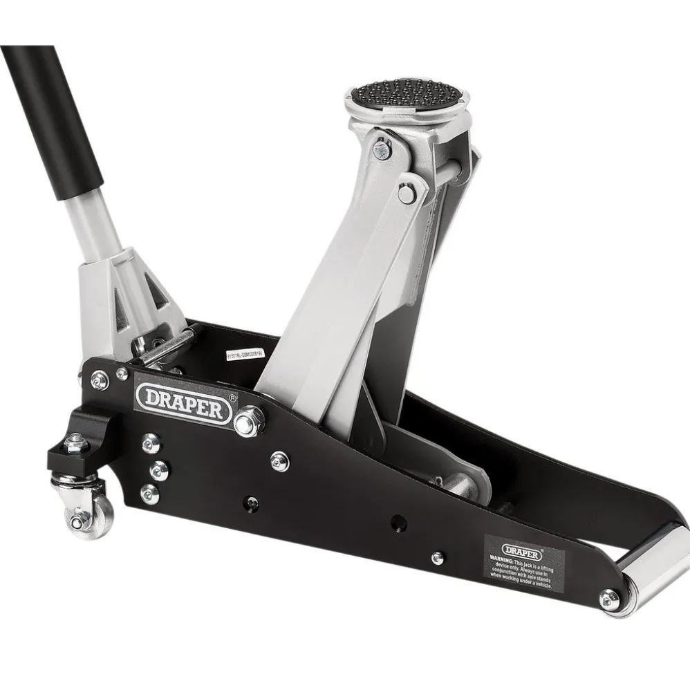 Aluminium and Steel Racing Trolley Jack, 1.5 Tonne