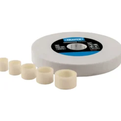 Aluminium Oxide Bench Grinding Wheel, 150 x 20mm, 80 Grit, White