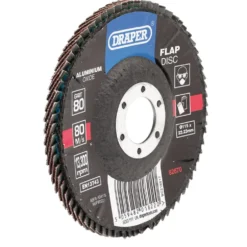 Aluminium Oxide Flap Disc, 115 x 22.23mm, 80 Grit
