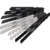 Assorted HSS & HCS Jigsaw Blade Set (10 Piece)