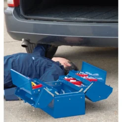 Barn Type Tool Box with 4 Cantilever Trays, 460mm