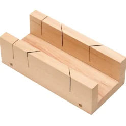 Beechwood Mitre Box, 225 x 70 x 50mm