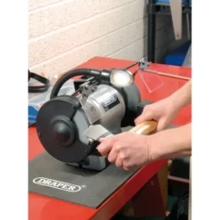 Bench Grinder with Work light, 150mm, 370W