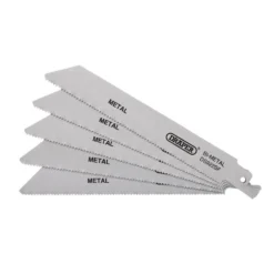 Bi-metal Reciprocating Saw Blades for Metal, 150mm, 14tpi (Pack of 5)