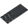 Black HSS Drill Bit, 3 x 61mm (Pack of 10)