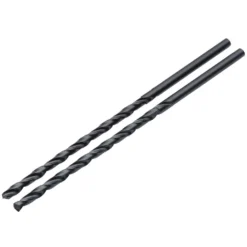 Black HSS Long Drill Bit 3 x 100mm (Pack of 2)