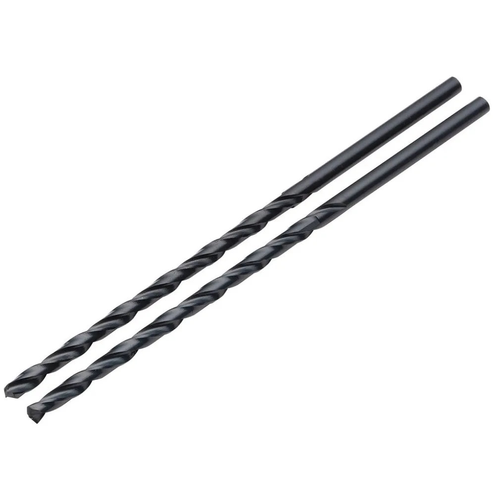 Black HSS Long Drill Bit 3.5 x 100mm (Pack of 2)