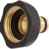 Brass and Rubber Tap Connector, 1"