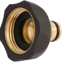 Brass and Rubber Tap Connector, 1"