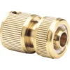 Brass Garden Hose Connector, 1/2"