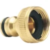 Brass Garden Hose Tap Connector, 3/4"