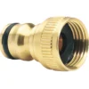 Brass Garden Hose Tap Connector, 1/2"