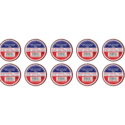 Brown PVC Electrical Insulation Tape, 19mm x 20m (Pack of 10)