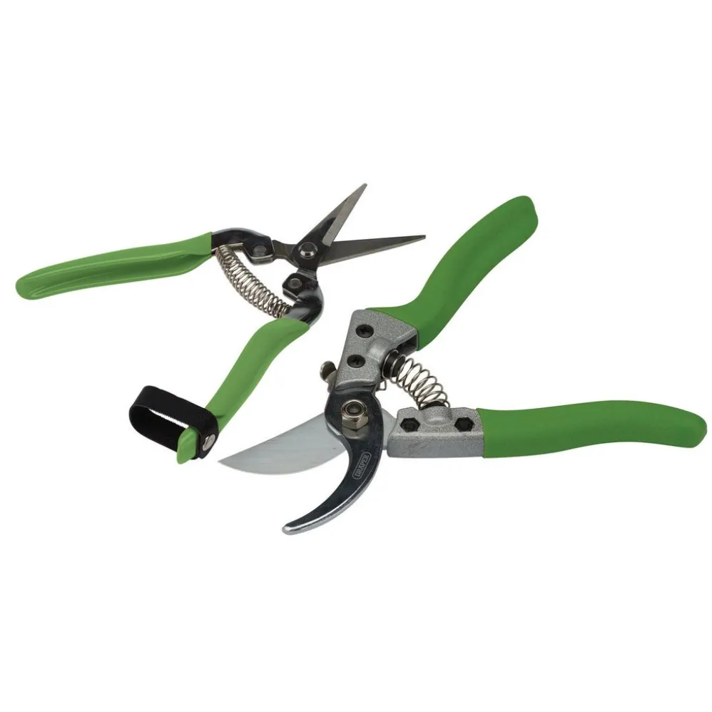 Bypass Pruner and Flower Shear Set (2 Piece)