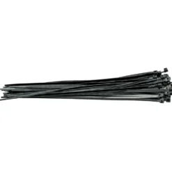 Cable Ties, 4.8 x 300mm, Black (Pack of 100)