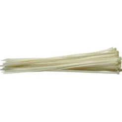 Cable Ties, 8.8 x 500mm, White (Pack of 100)