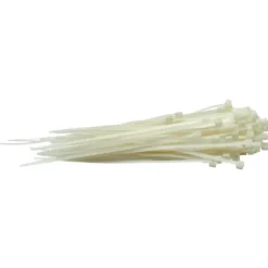 Cable Ties, 3.6 x 150mm, White (Pack of 100)