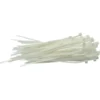 Cable Ties, 2.5 x 100mm, White (Pack of 100)