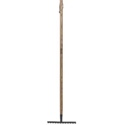 Carbon Steel Garden Rake with Ash Handle