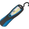 COB LED Work Light with Magnetic Back and Hanging Hook, 3W, 200 Lumens, Blue, 3 x AA Batteries Supplied