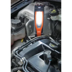COB/SMD LED Rechargeable Inspection Lamp, 10W, 1,000 Lumens, Orange, 1 x USB Charging Socket Supplied