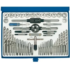 Combination Tap and Die Set - Metric, UNF and BSP (52 Piece)