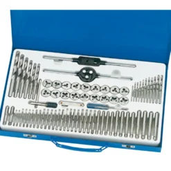 Combination Tap and Die Set Metric and BSP (76 Piece)
