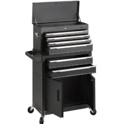Combined Roller Cabinet and Tool Chest, 6 Drawer, 24