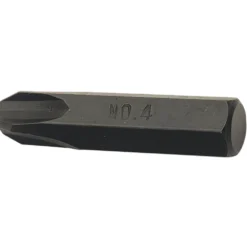 Cross Slot Impact Screwdriver Bit, No.4