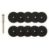 Cutting Wheels and Holder for D20 Engraver/Grinder (10 Piece)