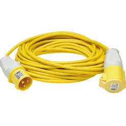 Defender E85111 Extension Lead, Yellow, 1.5mm², 16A, 14m