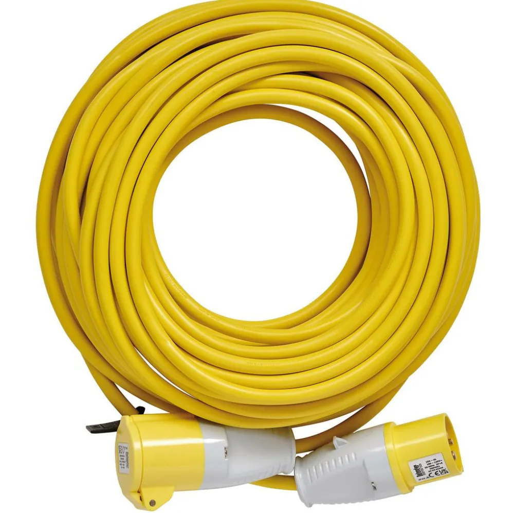 Defender E85233 110V Extension Lead, Yellow, 2.5mm², 16A, 25m