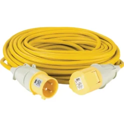 Defender E85262 110V Extension Lead Yellow 4mmÂ², 32A, 25m