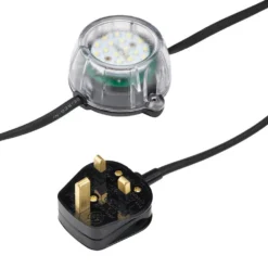 Defender E89353 230V 50W Heavy Duty LED Encapsulated Festoon String Lights, 22m