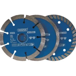 Diamond Blade Set, 115mm (3 Piece)