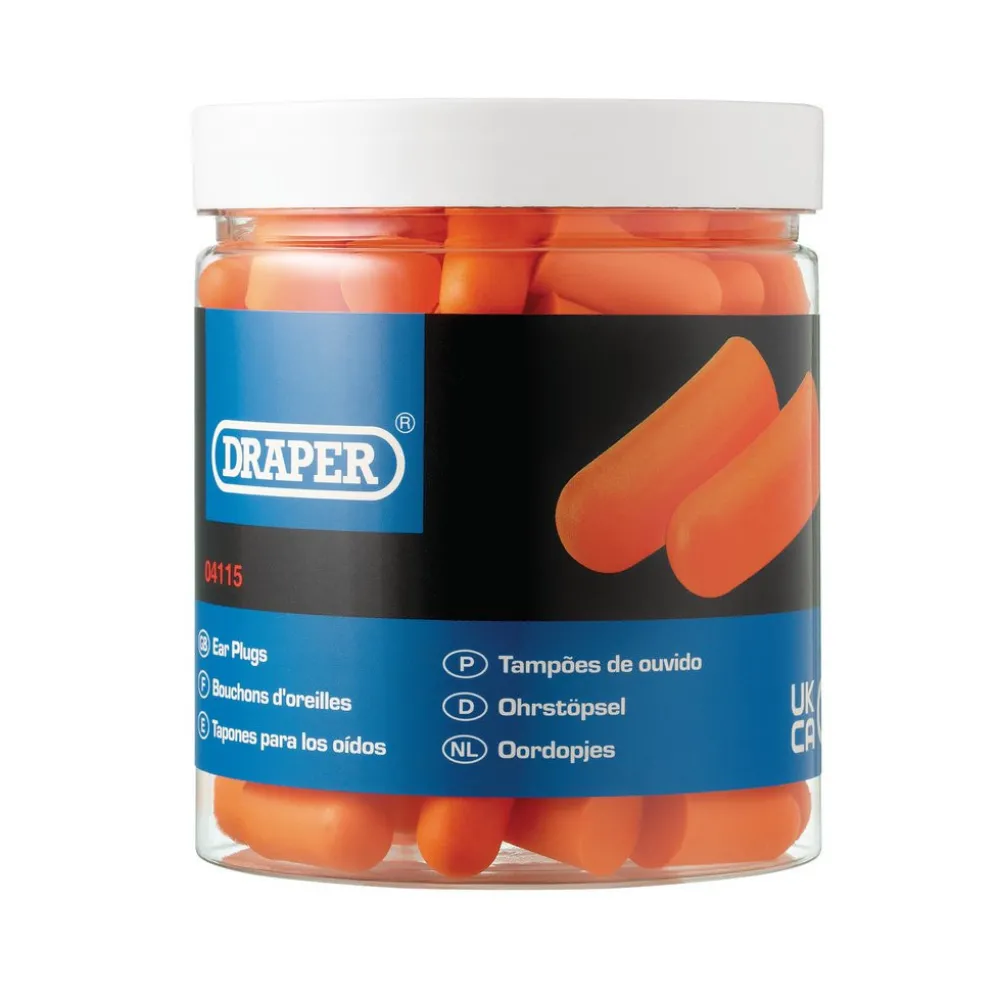Disposable Ear Plugs (Jar of 50 Pairs)
