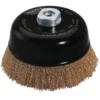 Draper Expert Brassed Steel Crimped Wire Cup Brush, 125mm, M14