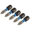 Draper Expert Cross Slot/PH Type Impact Screwdriver Bits, No.1 x 25mm, 1/4" Hex (Pack of 5)