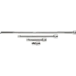 Draper Expert Extension Bar Set, 1/2" Sq. Dr., Polished Chrome (4 Piece)