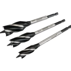 Draper Expert 4 Fluted Auger Bit Set, 165mm (3 Piece)