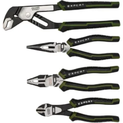 Draper Expert High Leverage Pliers Set with Water Pump Pliers in EVA Foam Tray (4 Piece)