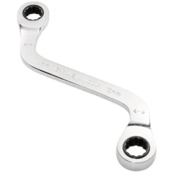 Draper Expert HI-TORQ® Double Ring Ratchet S-Shape Spanner, 10 x 12mm