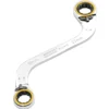 Draper Expert HI-TORQ® Double Ring Ratchet S-Shape Spanner, 19 x 22mm