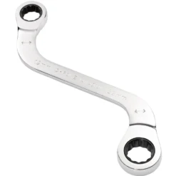 Draper Expert HI-TORQ® Double Ring Ratchet S-Shape Spanner, 19 x 22mm