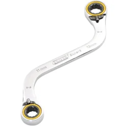 Draper Expert HI-TORQ® Double Ring Ratchet S-Shape Spanner, 11 x 13mm