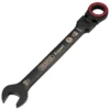 Draper Expert HI-TORQ® Metric Flexible Head Ratchet Combination Spanner, 19mm, Black