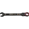 Draper Expert HI-TORQ® Metric Flexible Head Ratchet Combination Spanner, 16mm, Black