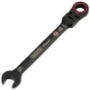Draper Expert HI-TORQ® Metric Flexible Head Ratchet Combination Spanner, 12mm, Black