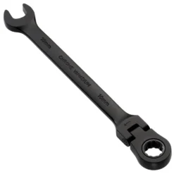 Draper Expert HI-TORQ® Metric Flexible Head Ratchet Combination Spanner, 10mm, Black