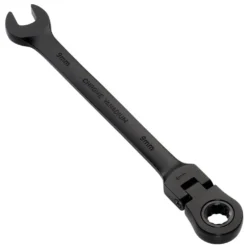 Draper Expert HI-TORQ® Metric Flexible Head Ratchet Combination Spanner, 9mm, Black